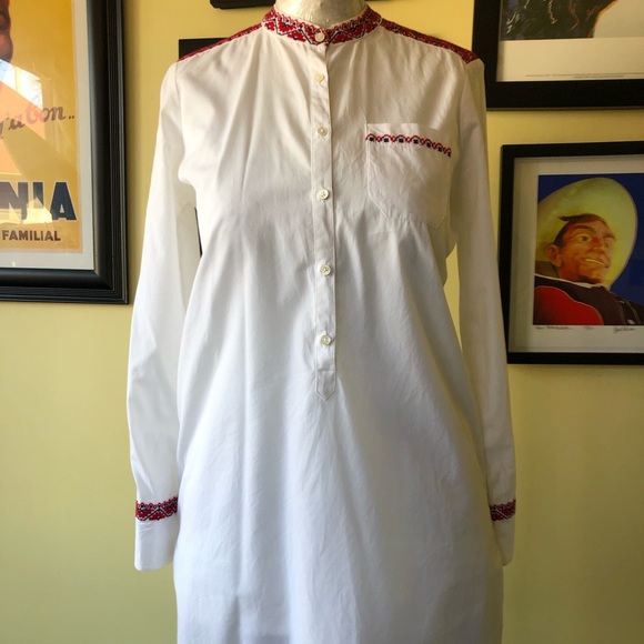 J.Crew Embroidered Tunic - Beach Coverup, Sz. S - Picture 6 of 8